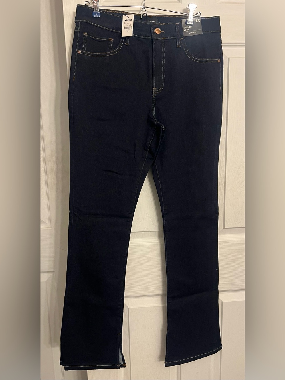 Express Skyscraper Mid Rise Hyper Stretch Jeans